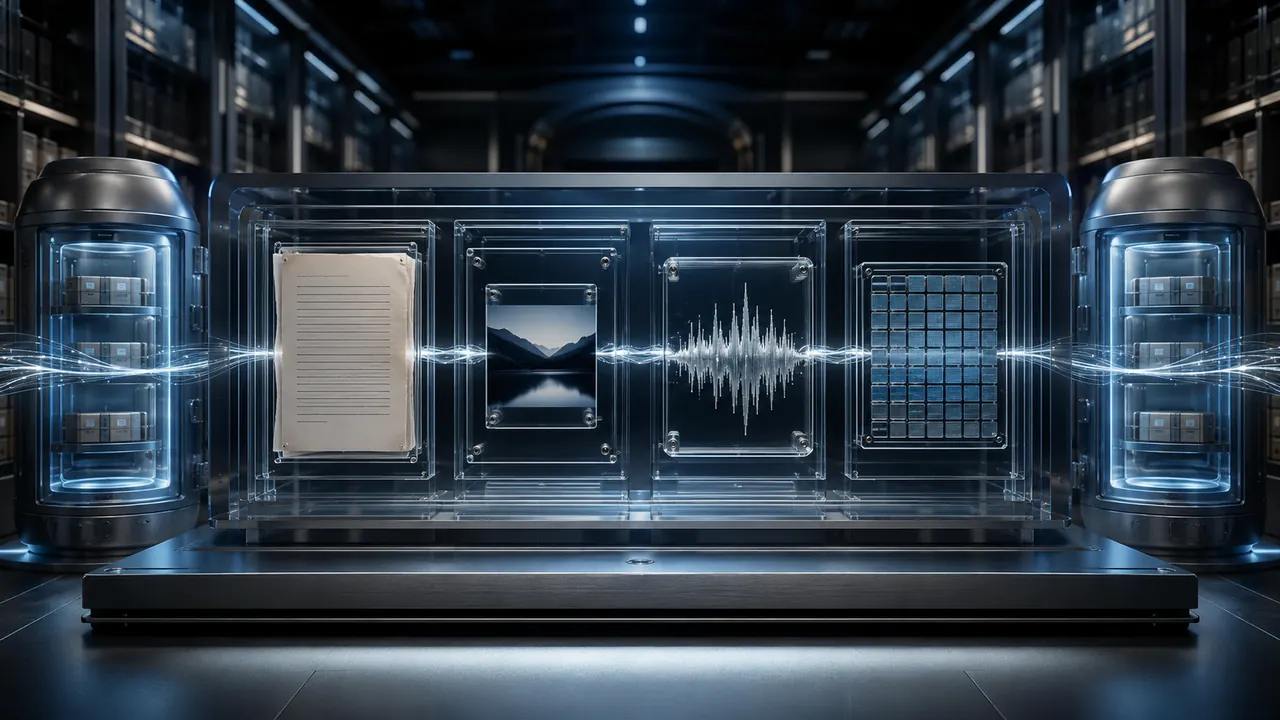 Document, image, audio and data files organized for long-term preservation
