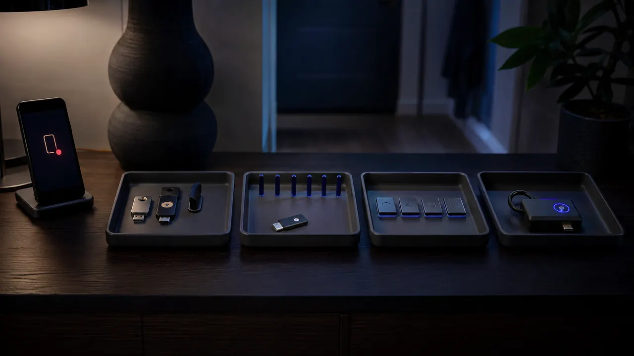 A phone sign-in alert beside device, location, and activity checks